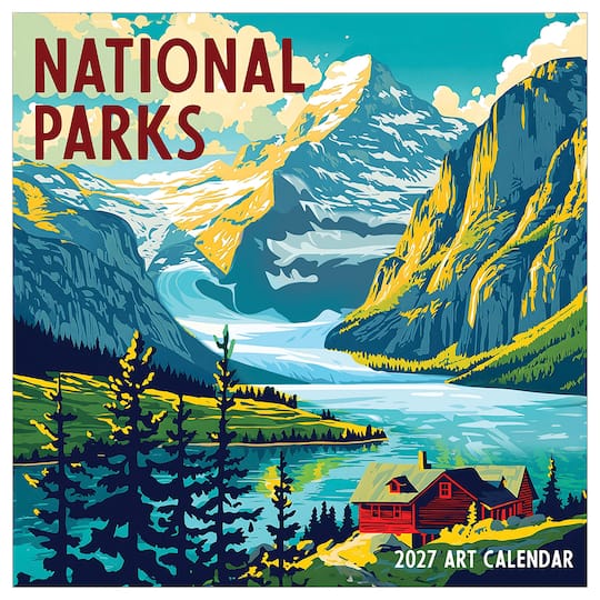2027 National Parks-Art Mini Calendar